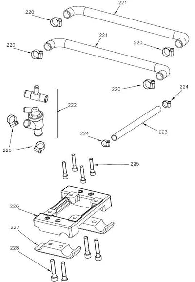 ROK GP Cooling/Motor Mount