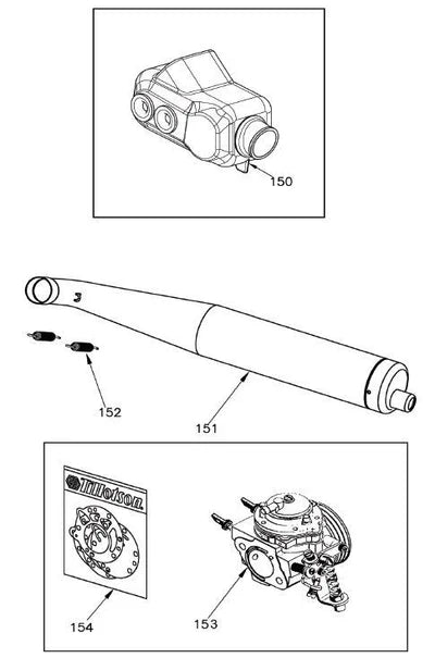 Rok VLR Carburetor/Exhaust/Airbox