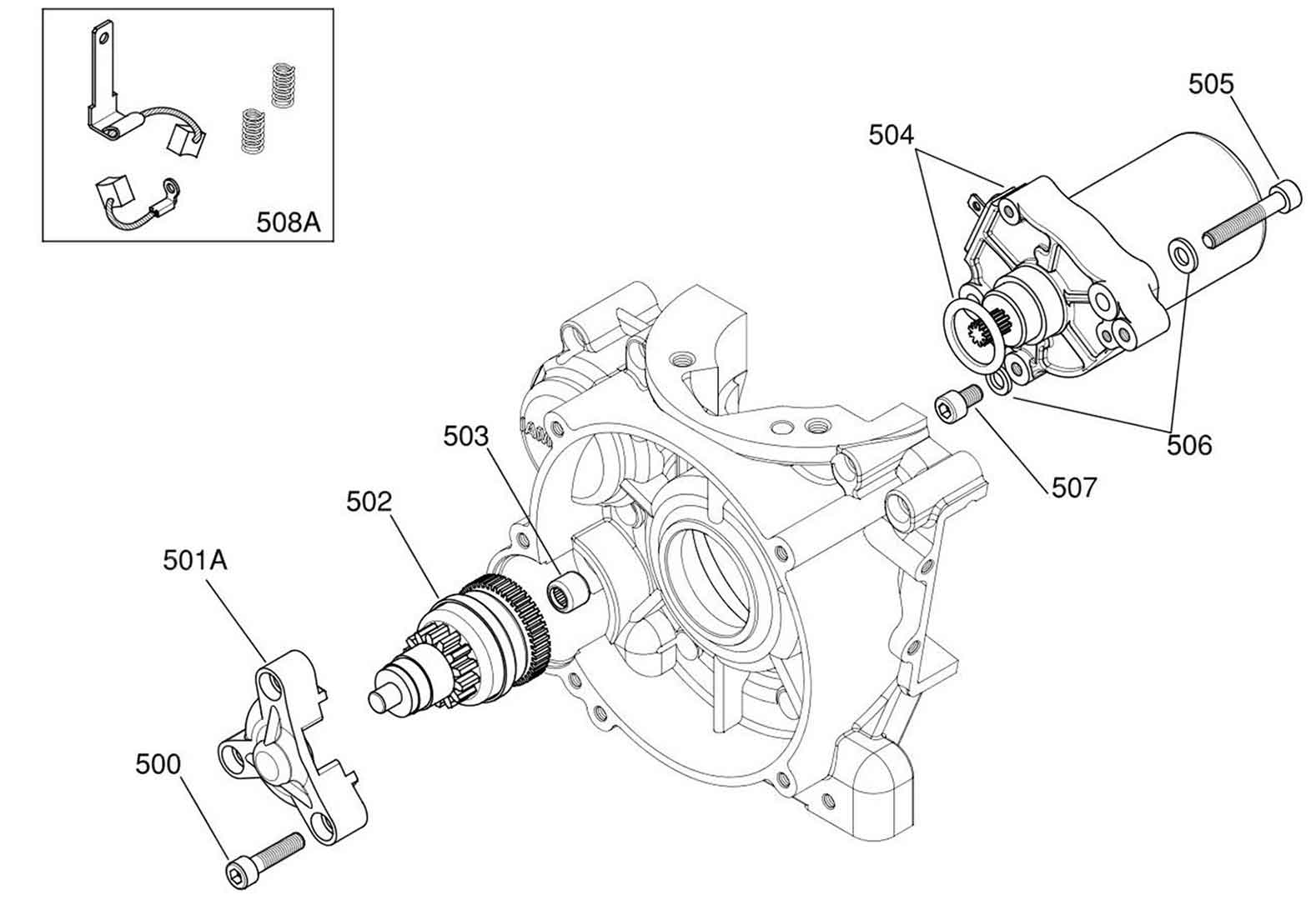 X30 ELECTRIC STARTER GROUP