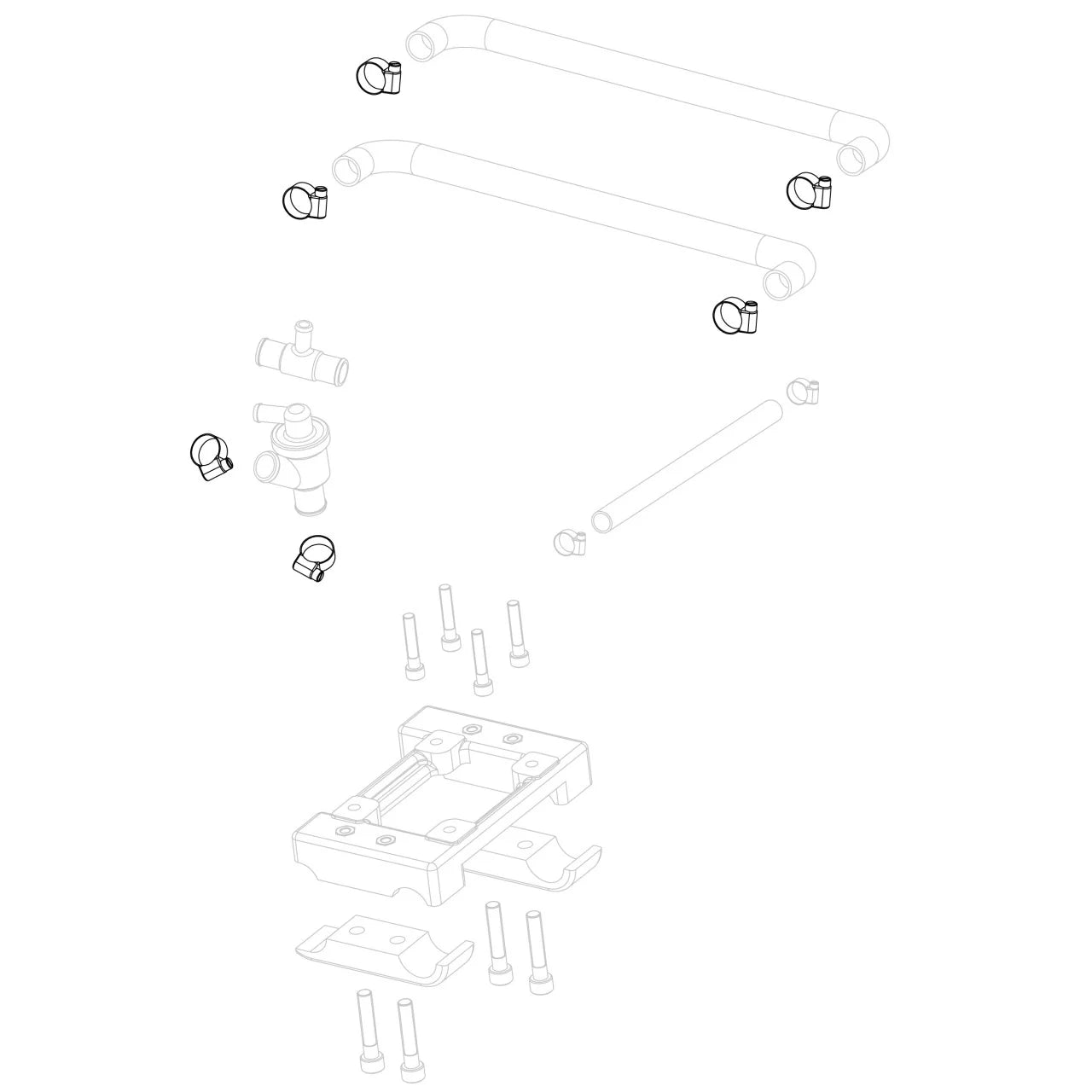 OTK WATER PUMP CLAMP - 16x25mm